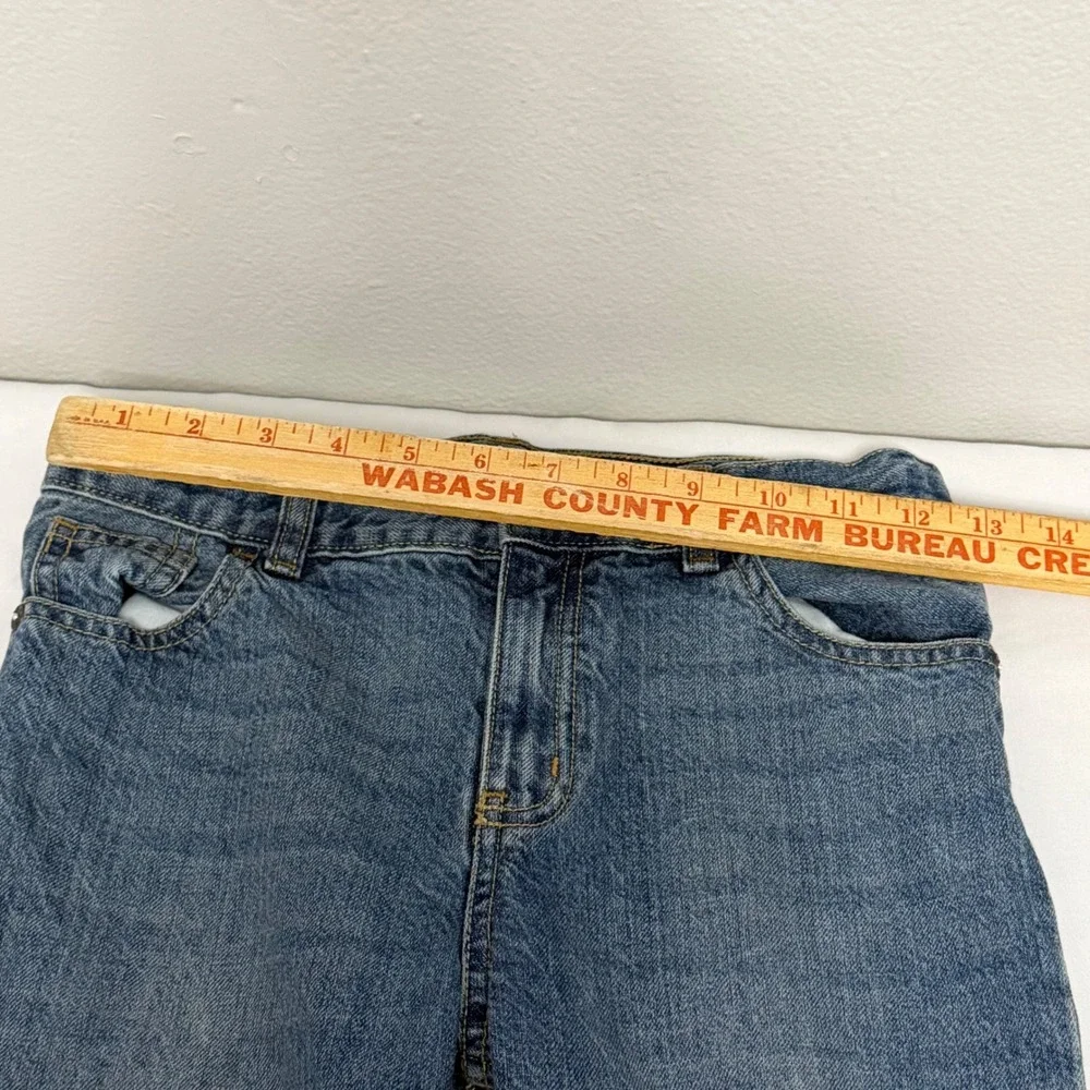 OshKosh Bgosh Kids Classic Straight Blue Jeans Medium Wash Denim Boys 7 Husky